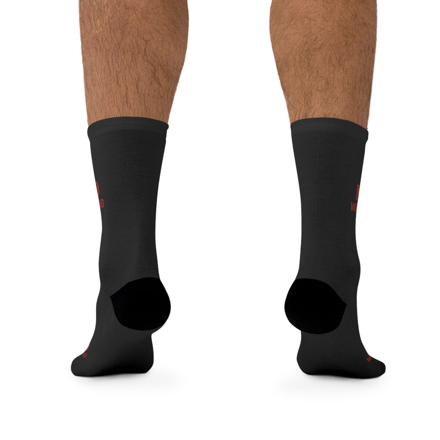 Wrestling Club Recycled Poly Socks — 'Nomad' Logo Athletic Crew Socks