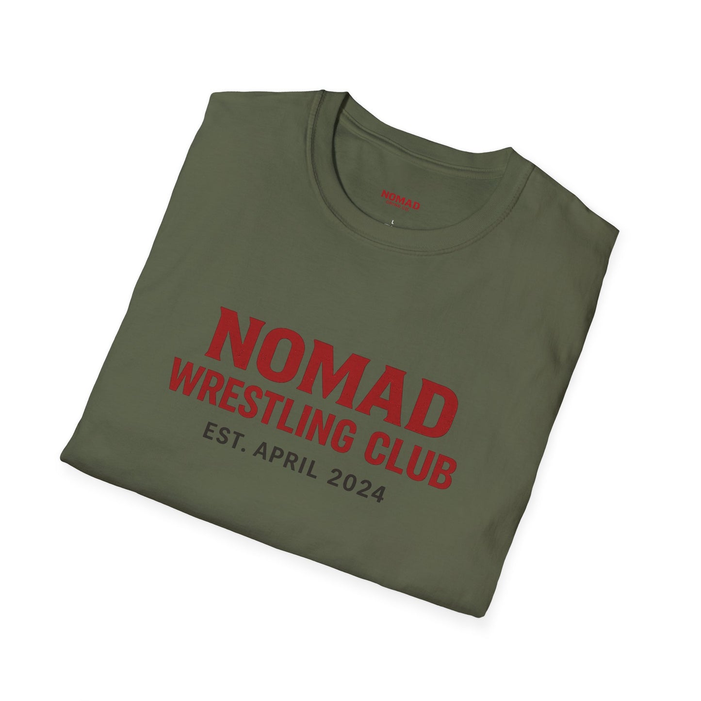 Nomad Wrestling Club T-Shirt — "Hard Work, Dedication and Respect" Athletic Tee