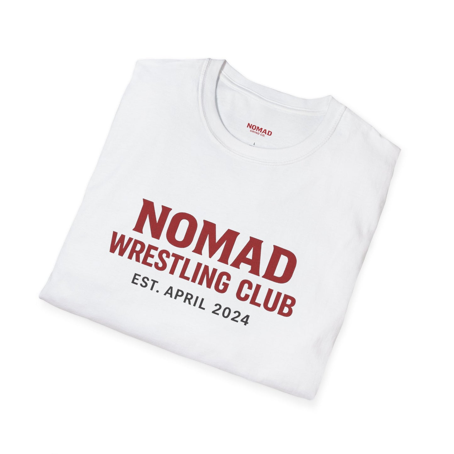 Nomad Wrestling Club T-Shirt — "Hard Work, Dedication and Respect" Athletic Tee