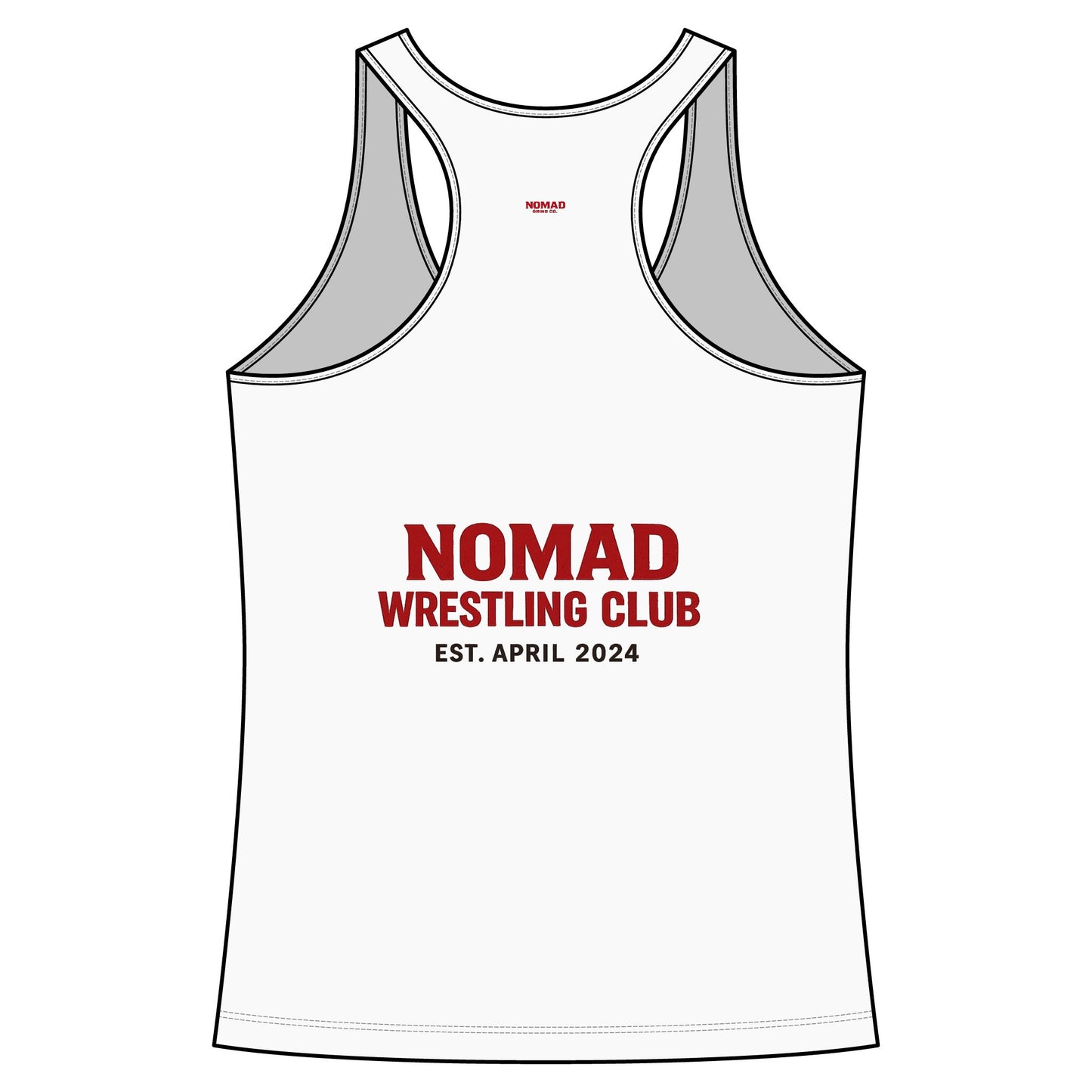 Nomad Wrestling Mom Racerback Tank — "Nomad Wrestling Mom" Supporter Top