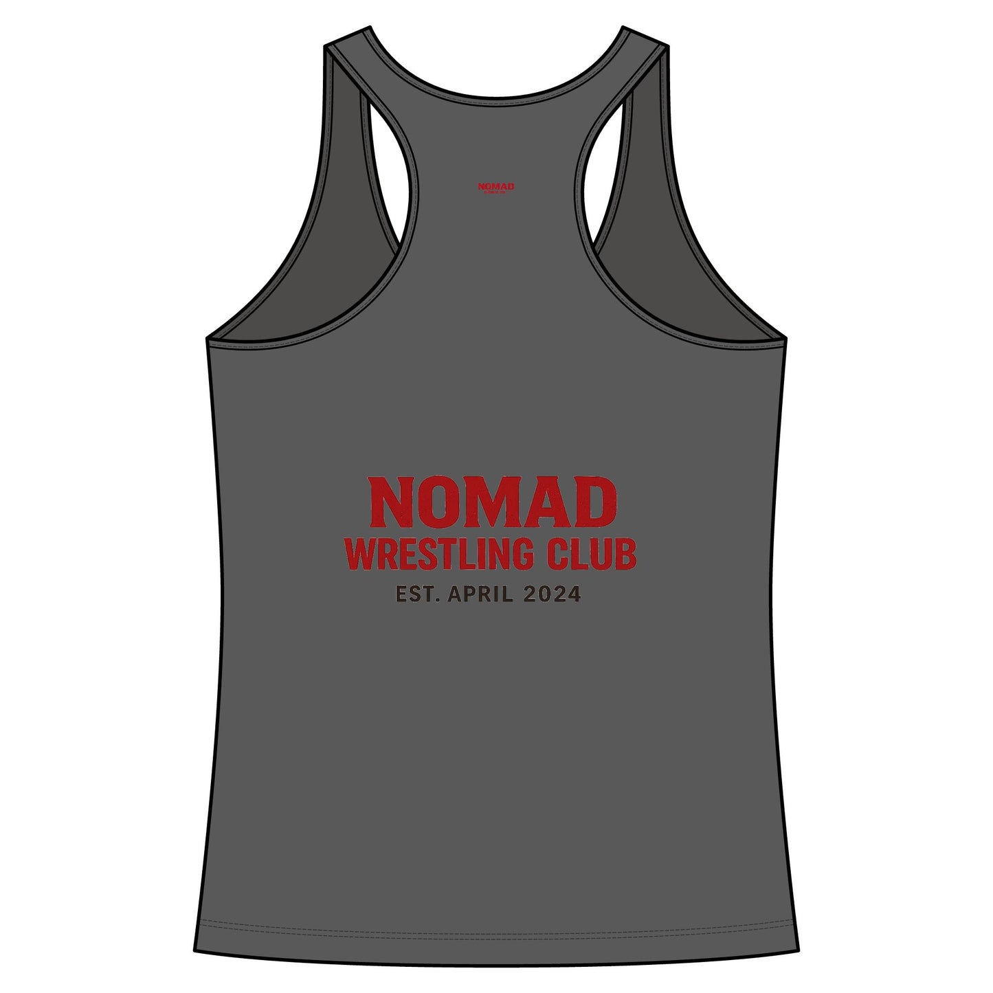 Nomad Wrestling Mom Racerback Tank — "Nomad Wrestling Mom" Supporter Top