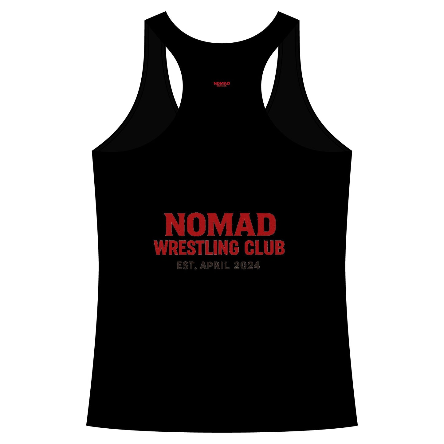 Nomad Wrestling Mom Racerback Tank — "Nomad Wrestling Mom" Supporter Top