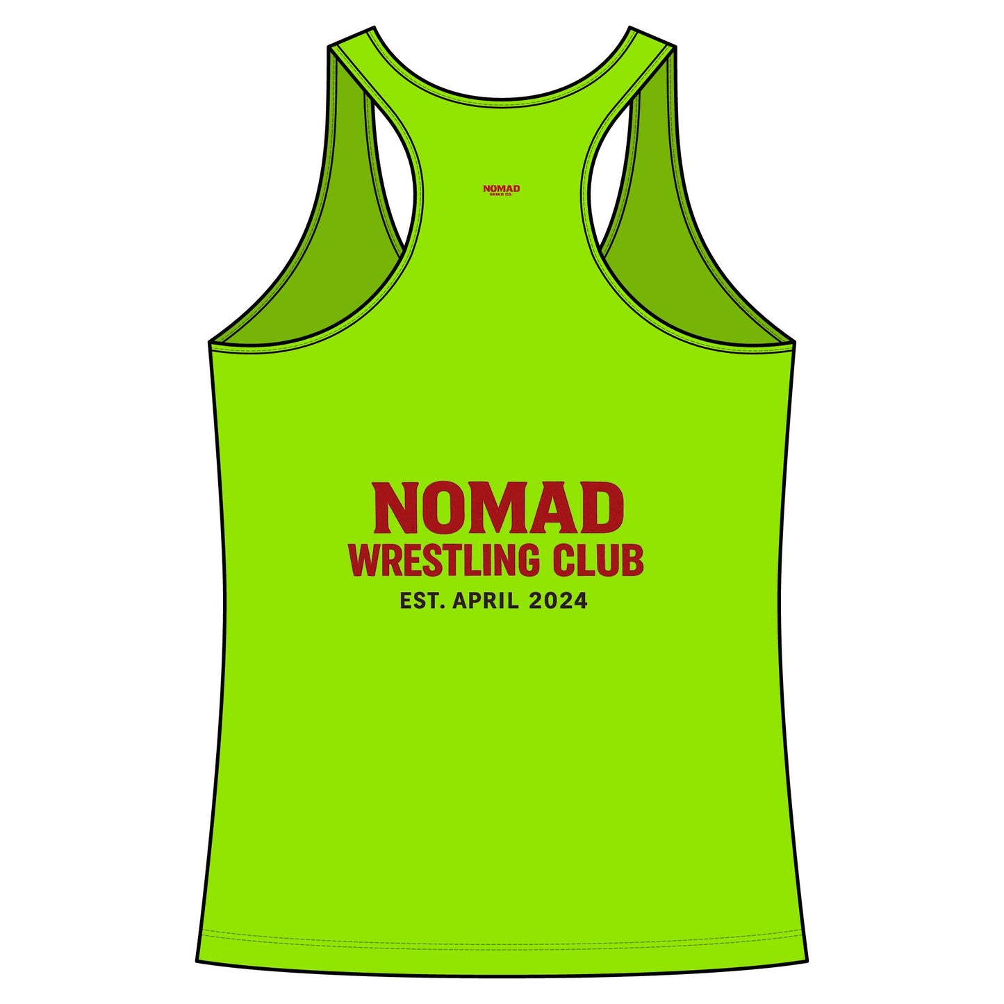 Nomad Wrestling Mom Racerback Tank — "Nomad Wrestling Mom" Supporter Top