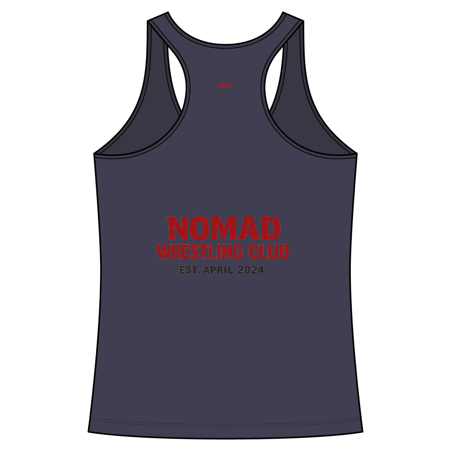 Nomad Wrestling Mom Racerback Tank — "Nomad Wrestling Mom" Supporter Top