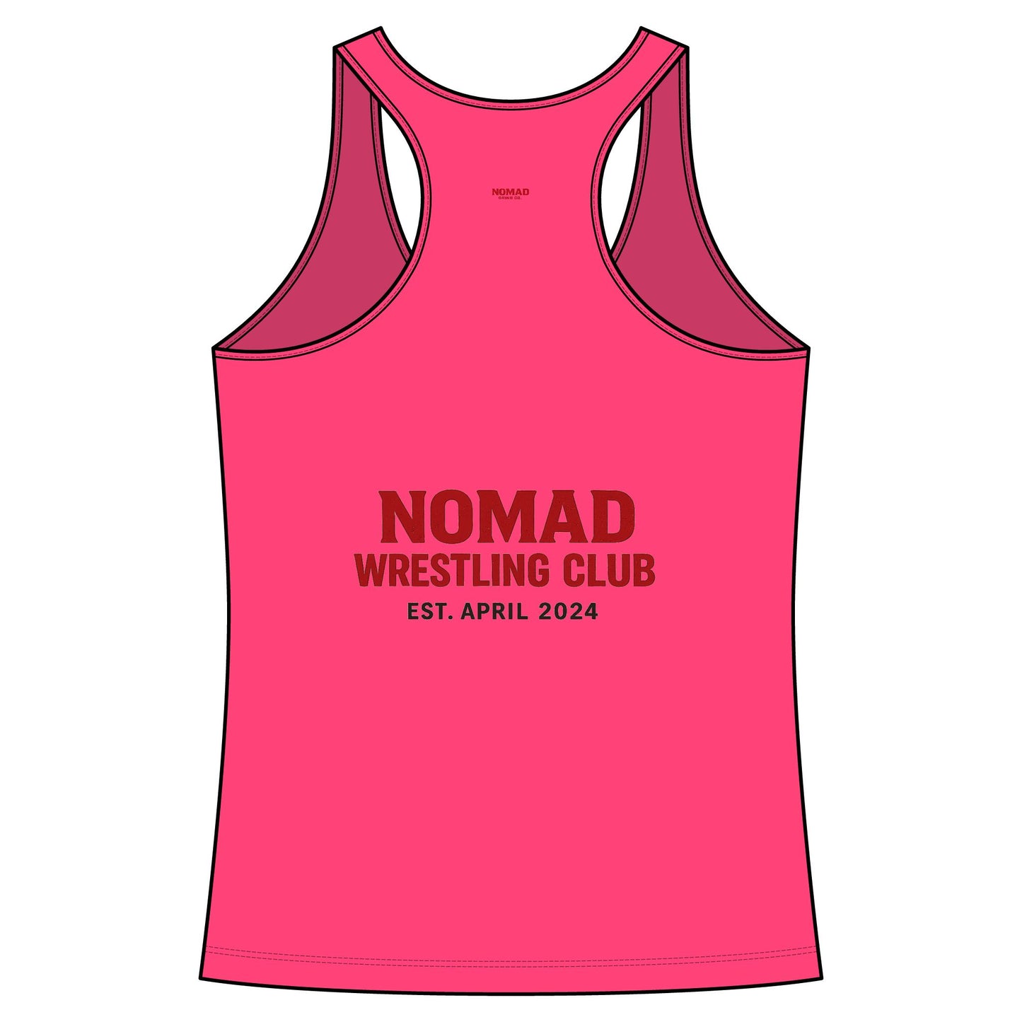 Nomad Wrestling Mom Racerback Tank — "Nomad Wrestling Mom" Supporter Top