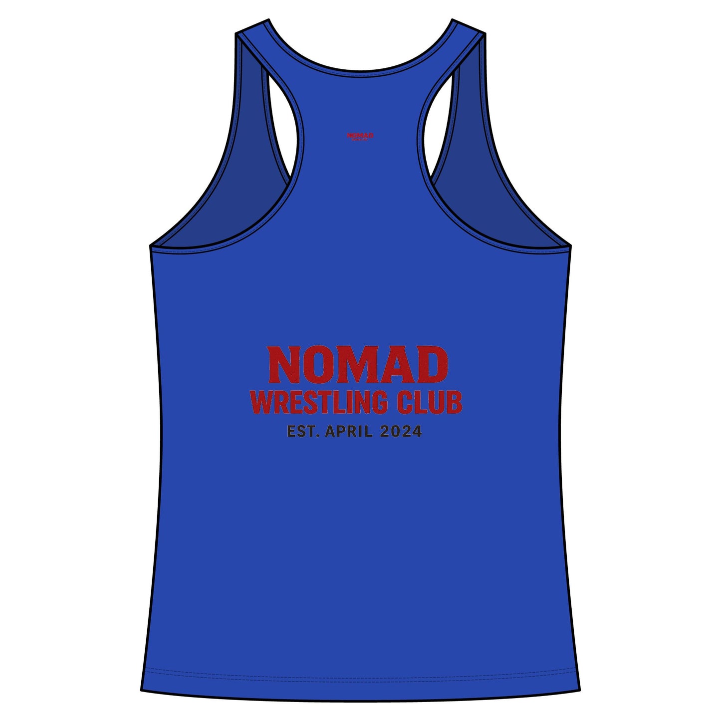 Nomad Wrestling Mom Racerback Tank — "Nomad Wrestling Mom" Supporter Top