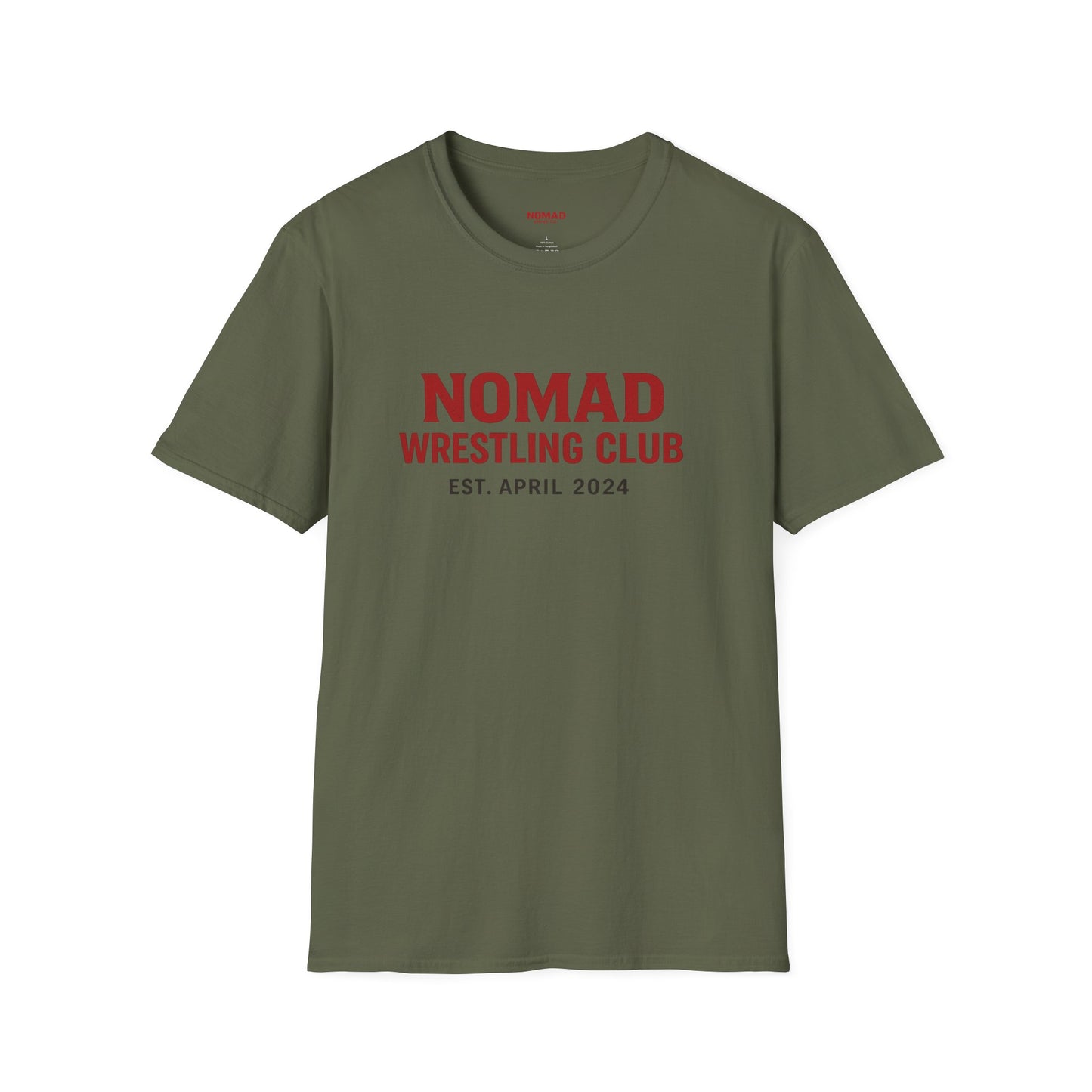 Nomad Wrestling Club T-Shirt — "Hard Work, Dedication and Respect" Athletic Tee