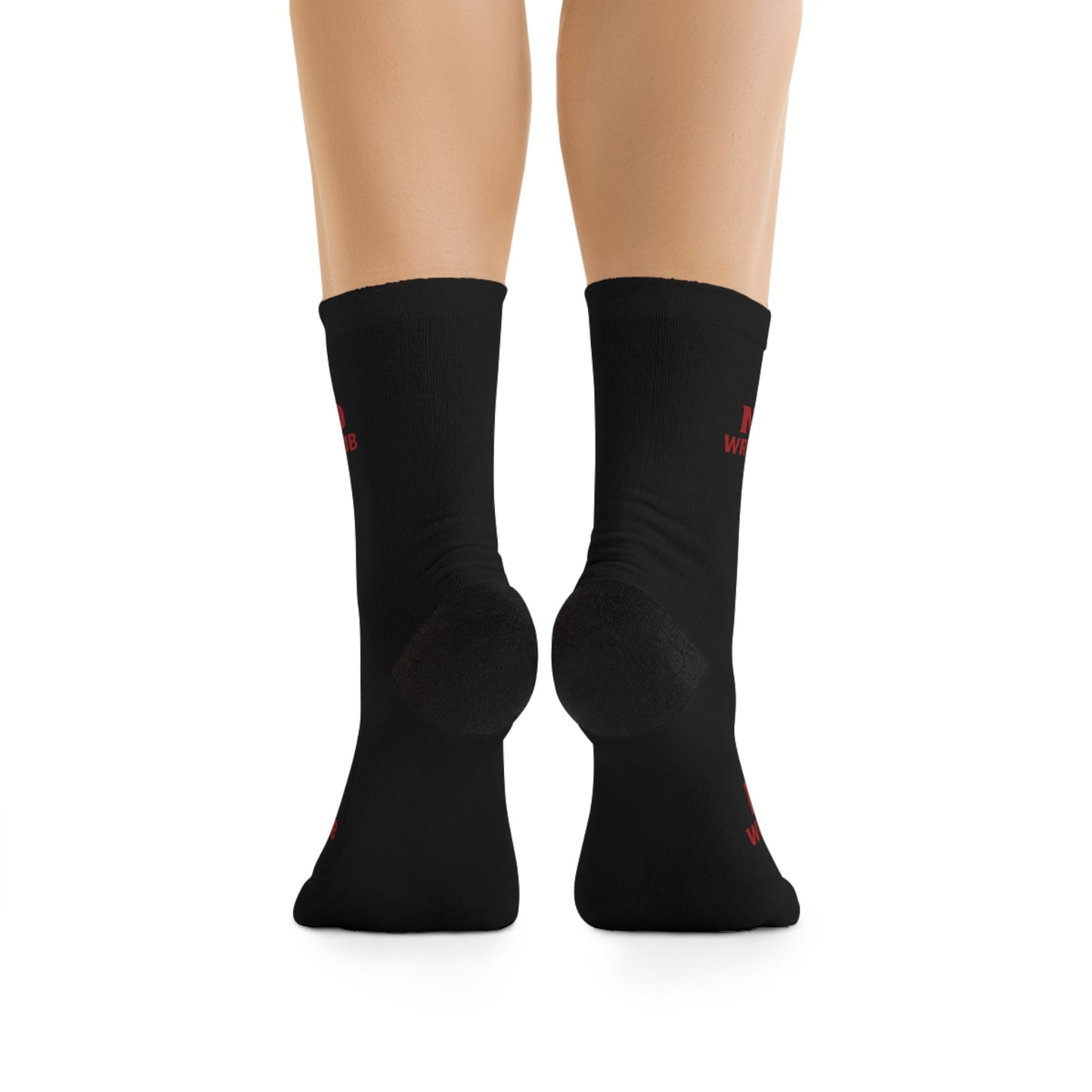 Wrestling Club Recycled Poly Socks — 'Nomad' Logo Athletic Crew Socks